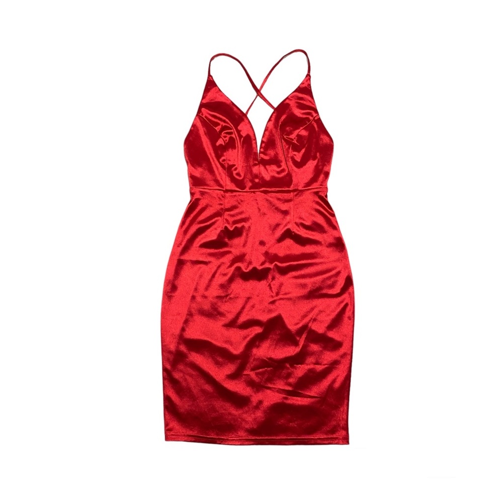 Mboutique Red Bodycon Dress